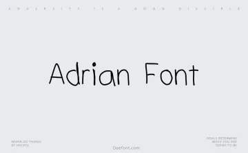 Adrian Font Font