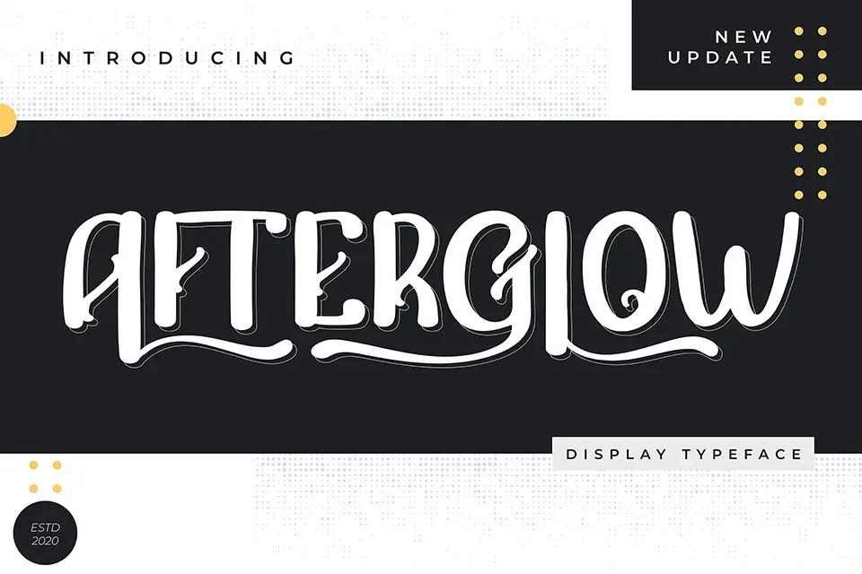 Afterglow Font