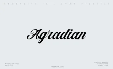 Agradian Font