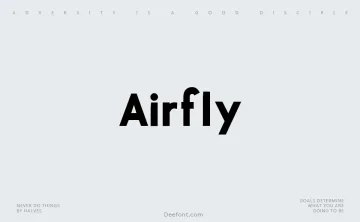 Airfly Font