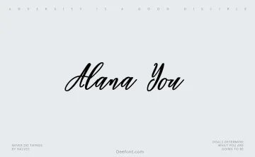 Alana You Font