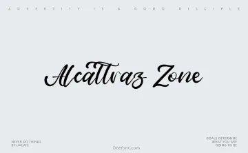 Alcattraz Zone Font