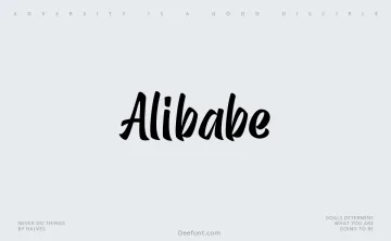 Alibabe Font