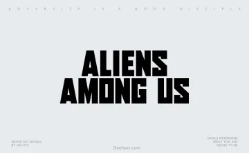 Aliens Among Us Font