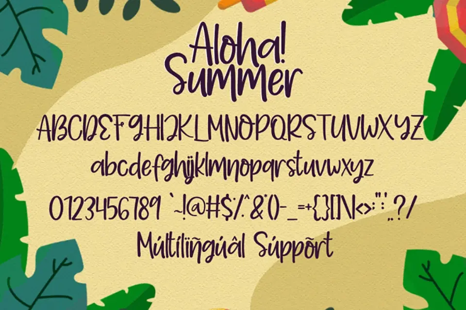 Aloha Summer Font