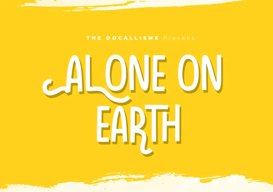Alone On Earth Font