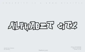 Alphabet City Font
