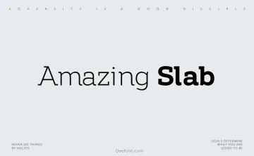 Amazing Slab Font Family