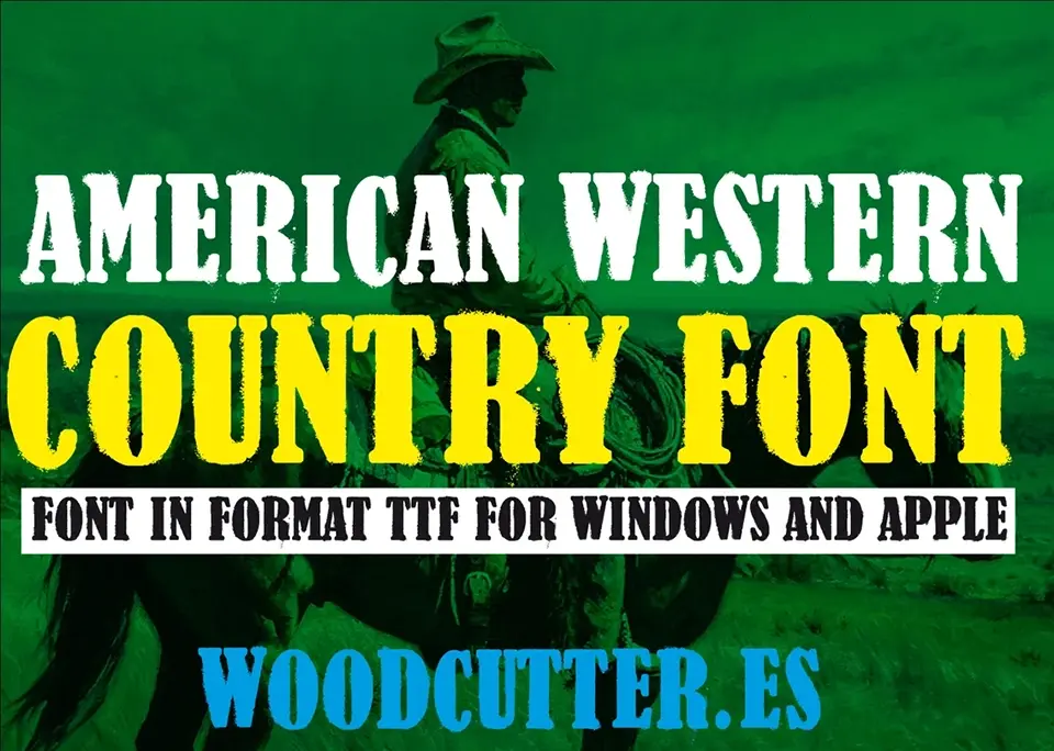 American Western Font