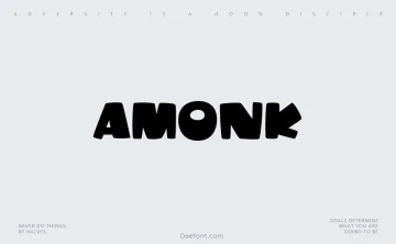 Amonk Font