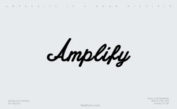 Amplify Font