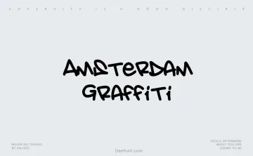 Amsterdam Graffiti Font