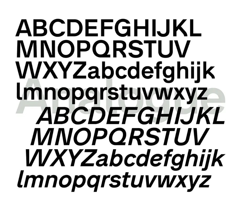 Analogue Font Family