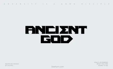 Ancient God Font