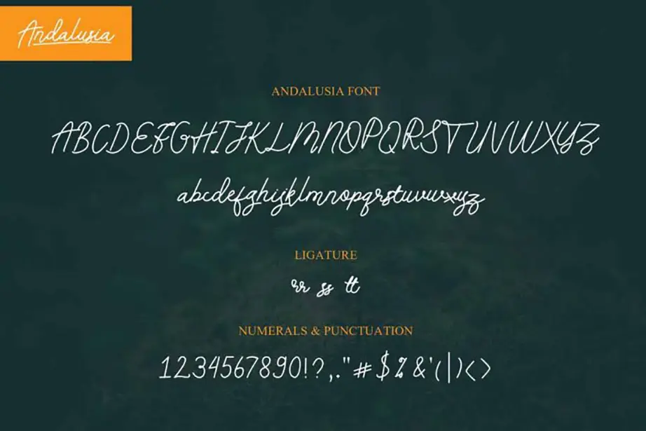 Andalusia Font