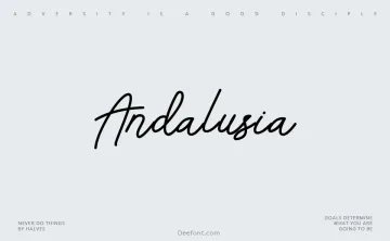Andalusia Font
