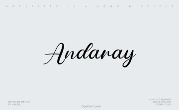 Andaray Font