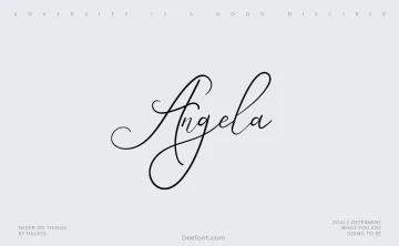 Angela Typeface