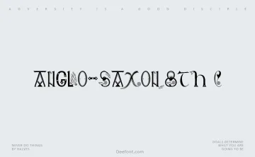 Anglo-Saxon, 8th c. Font