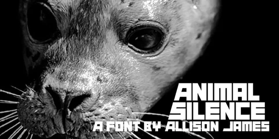 Animal Silence Font