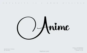Anime Font