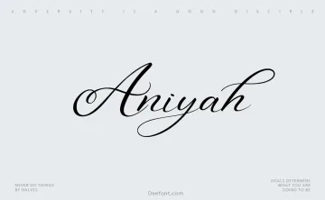 Aniyah Font
