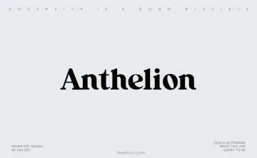 Anthelion Font