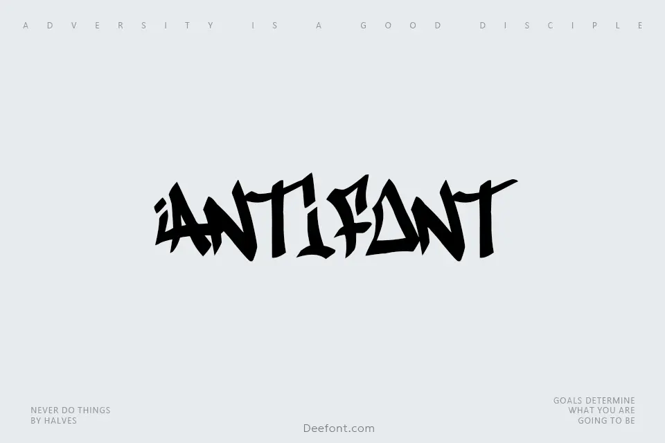 Antifont Font