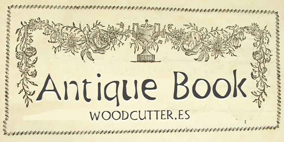 Antique Book Font