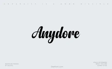 Anydore Font