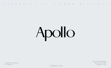 Apollo Font