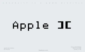 Apple ][ Font