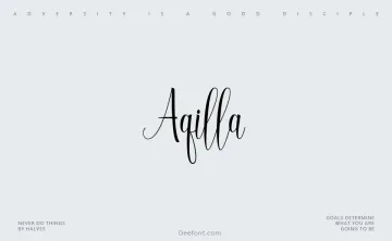 Aqilla Font