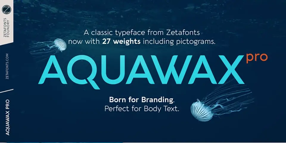 Aquawax Pro Font