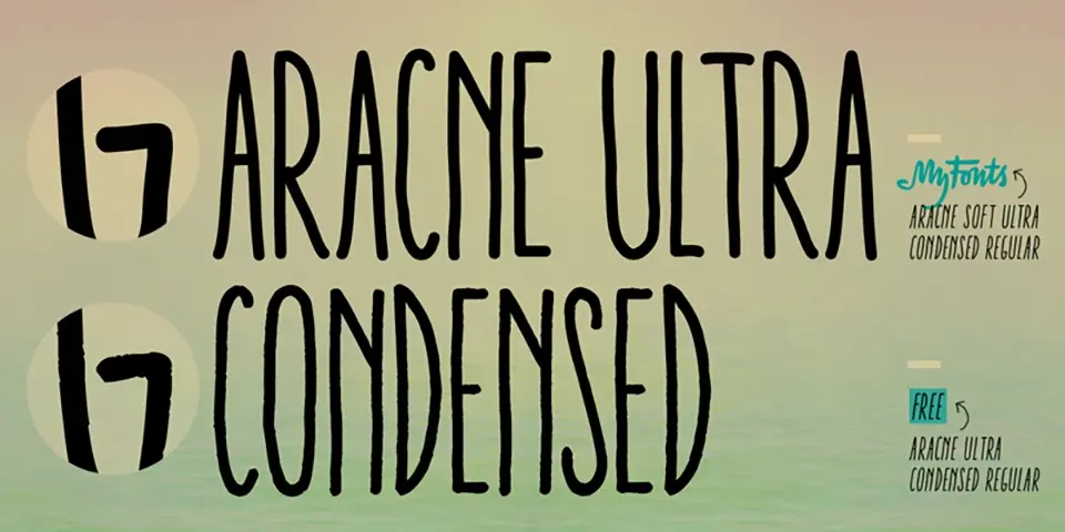 Aracne Ultra Condensed Font