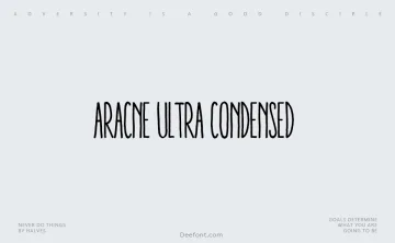 Aracne Ultra Condensed Font