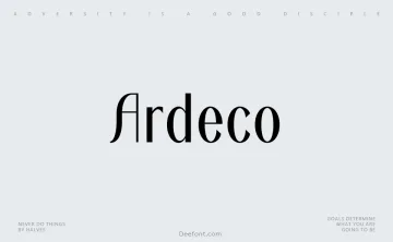 Ardeco Font