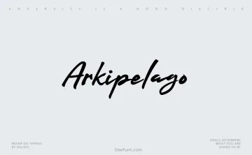 Arkipelago Font