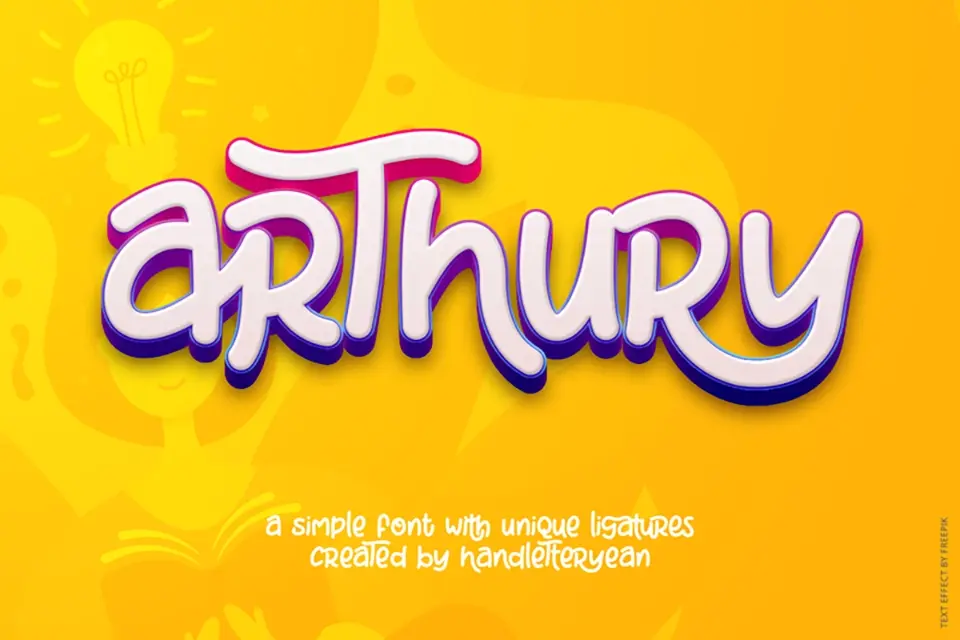 Arthury Font
