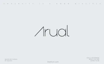 Arual Font