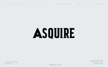 Asquire Font