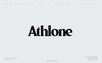 Athlone Font