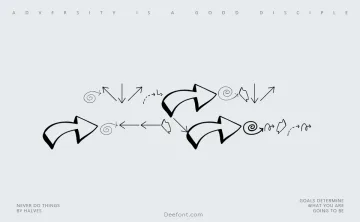 Austie Bost Arrow Mania Font