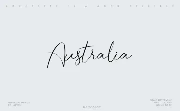 Australia Font