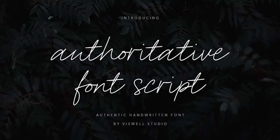 Authoritative Font