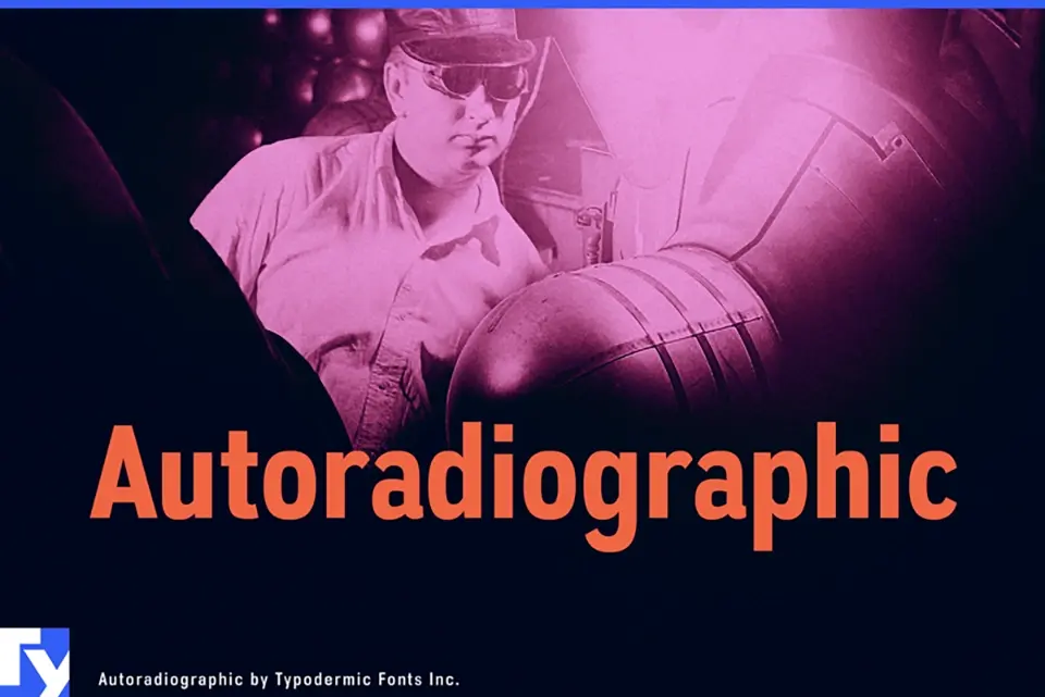 Autoradiographic Font
