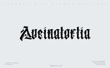 Aveinatortia Font