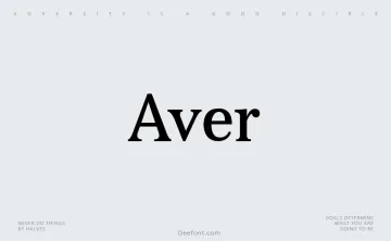 Aver Font
