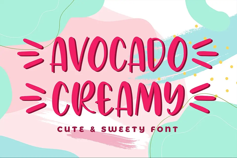 Avocado Creamy Font
