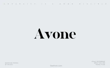 Avone Font